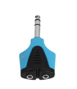 BLU Line Y-Adapter | 2 x Miniklinke Female TRS x Klinke TRS 