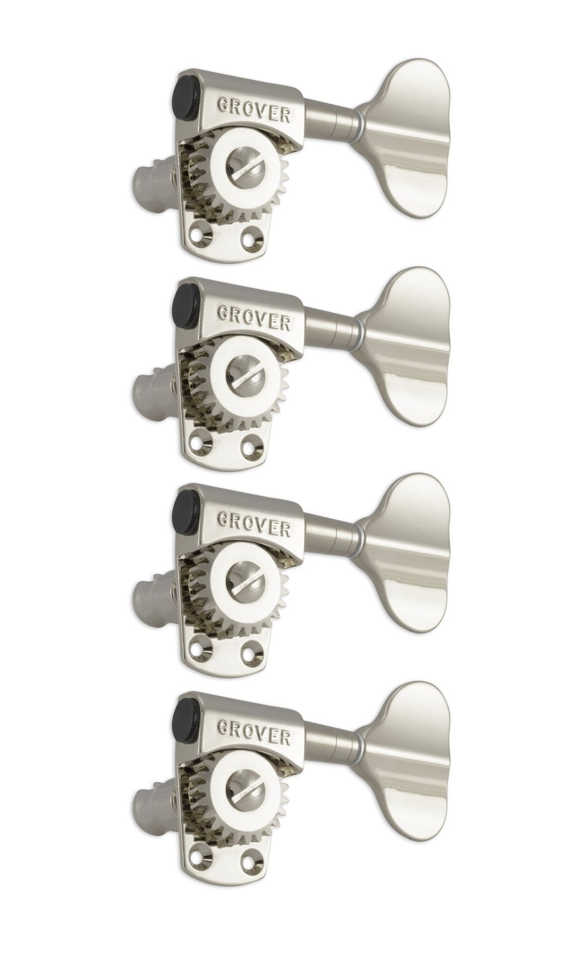 145N4 Titan Electric Bass Machines - Bass Machine Heads, 4-in-Line, Bass Side (Left) - Nickel