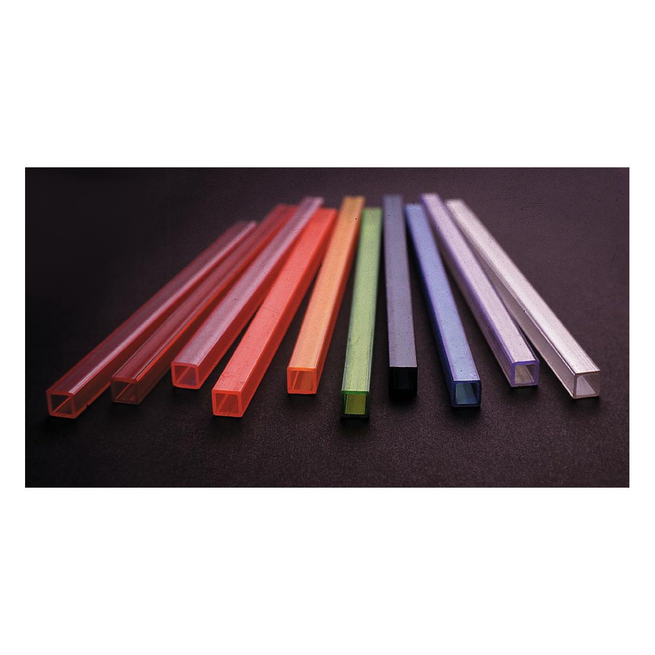 Leer-Rohr, 10x10mm, blau, 2m