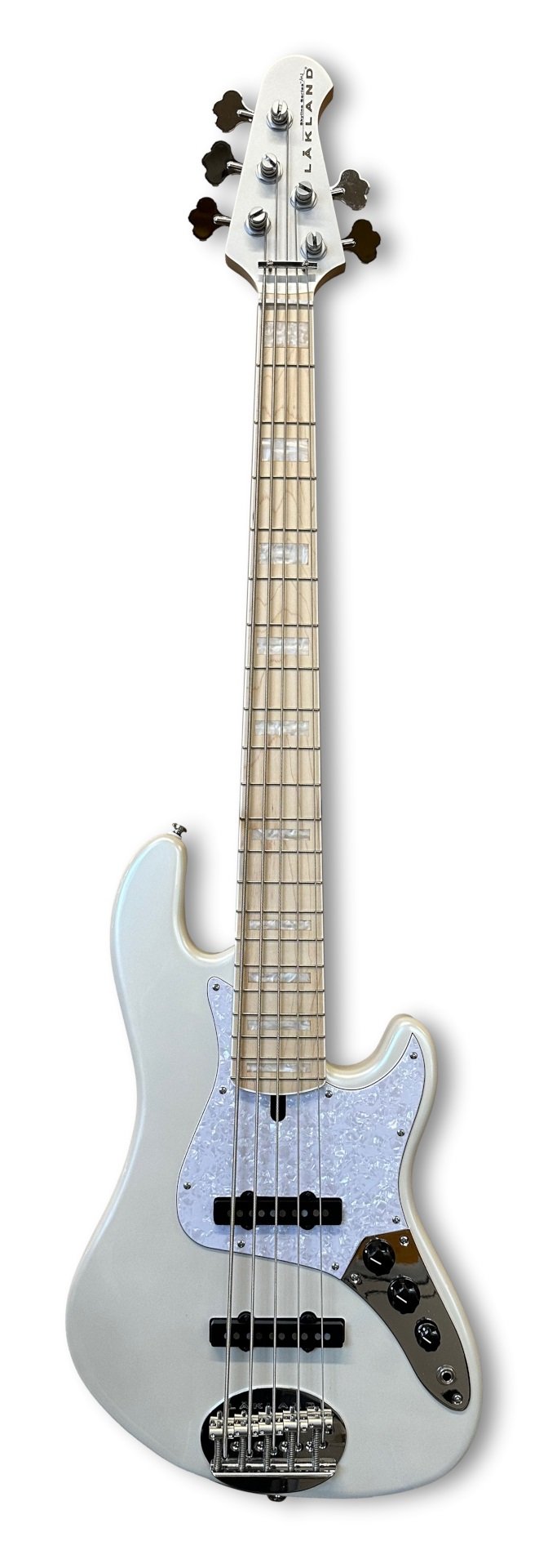 Skyline Darryl Jones Signature Bass, 5-String - White Pearl Gloss