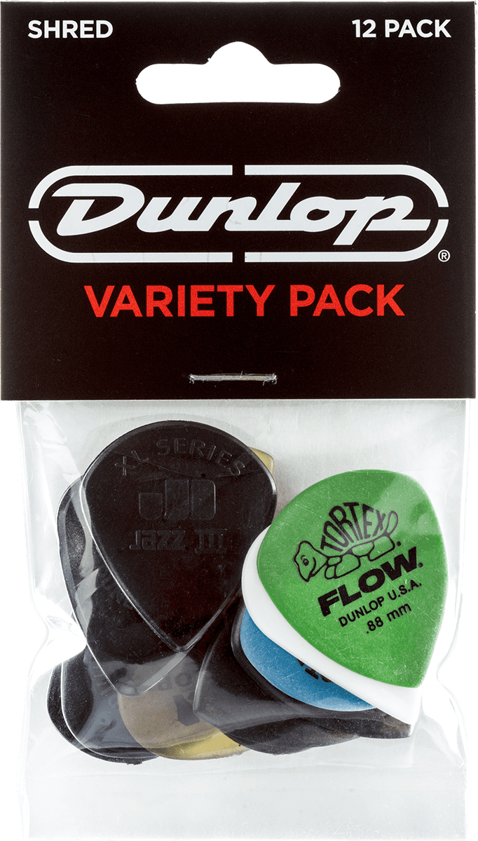 Shred Pick Variety Pack 12 Picks (PVP118)