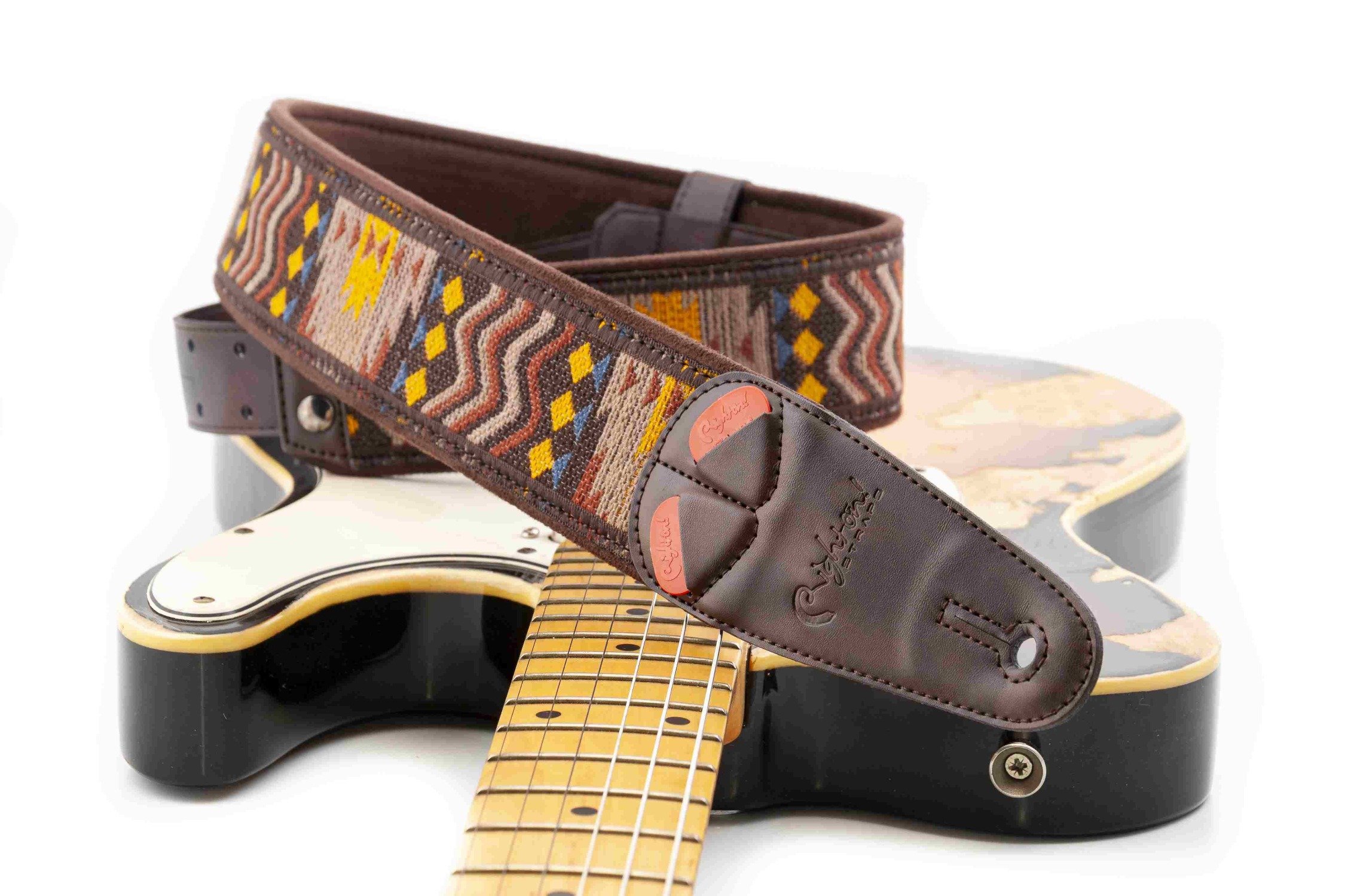 Azteca Brown Gitarrengurt