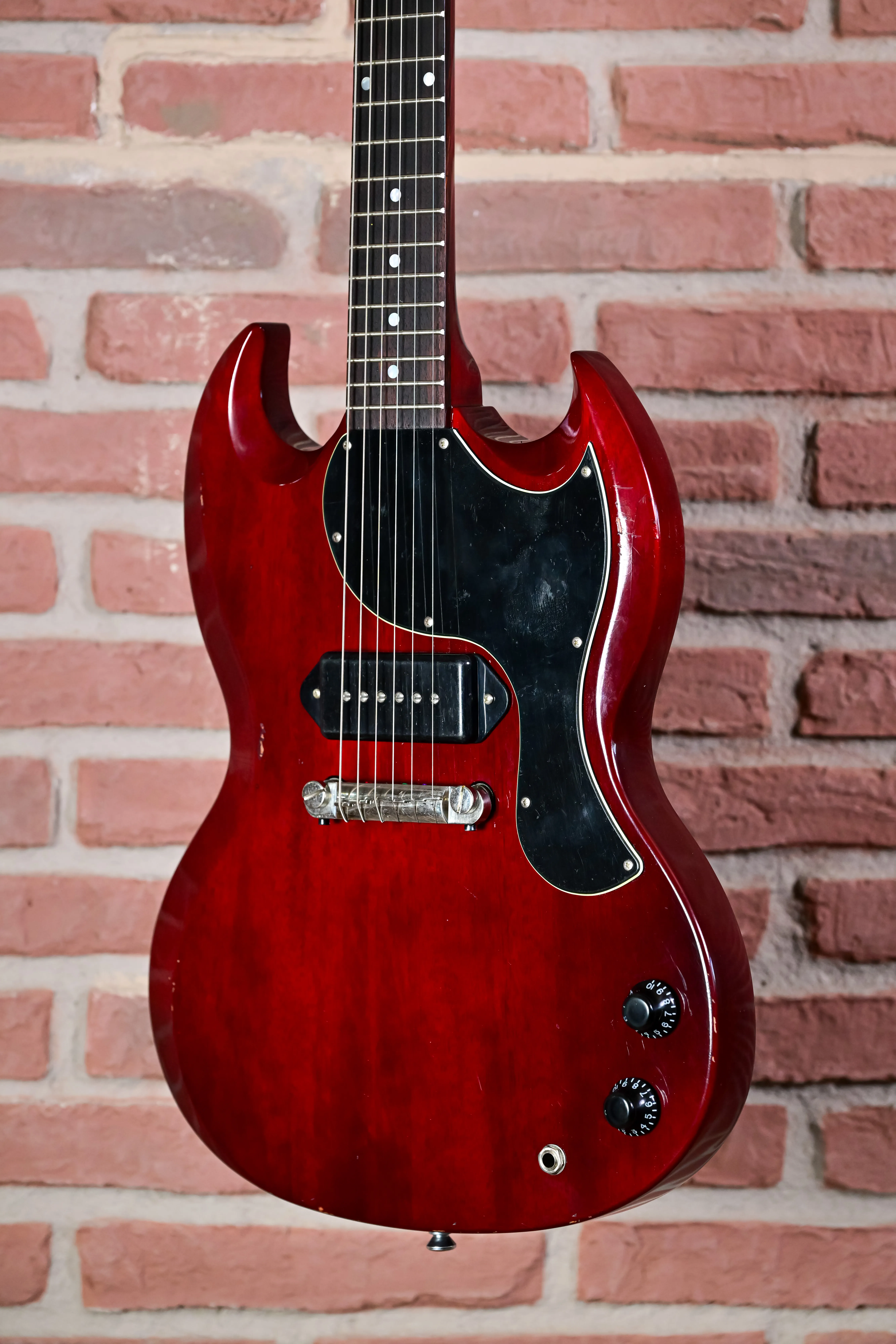 Albatroz 65 Dark Wine Red Aged E-Gitarre