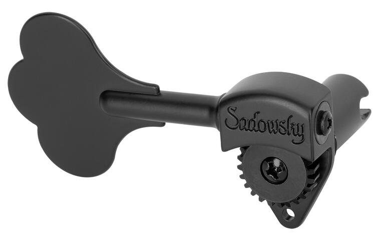 Light Machinehead with Open Gear - Black - Right (Treble) Side