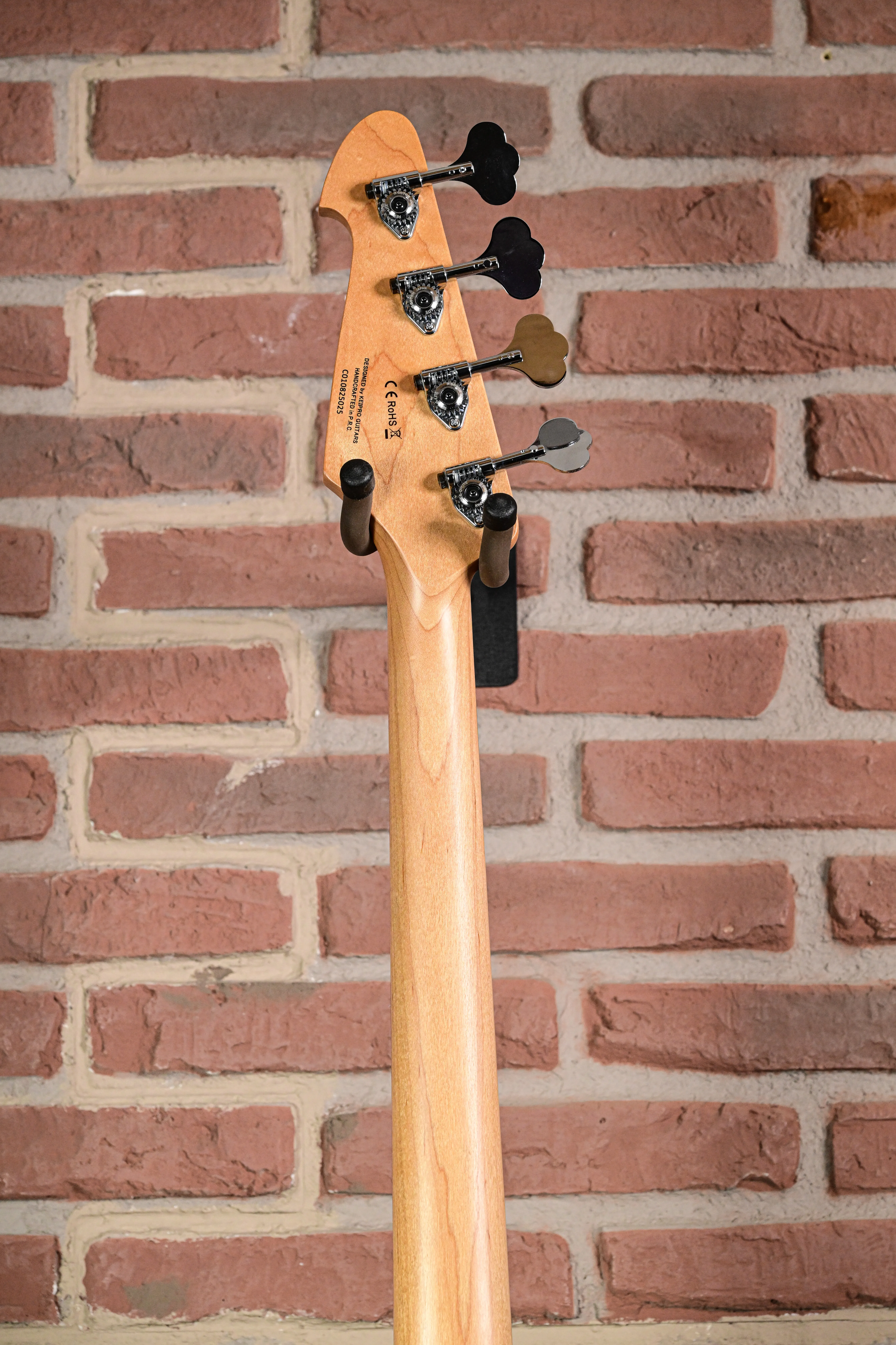 KJB-Custom Rosewood Act Bass  Black