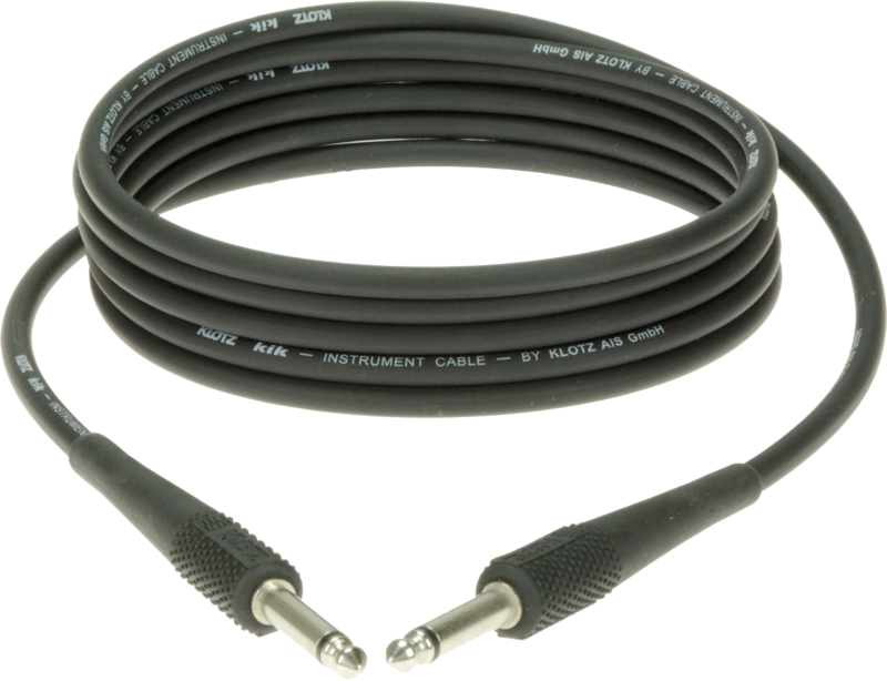 Kik Pro Instrumentenkabel Schwarz - 3m
