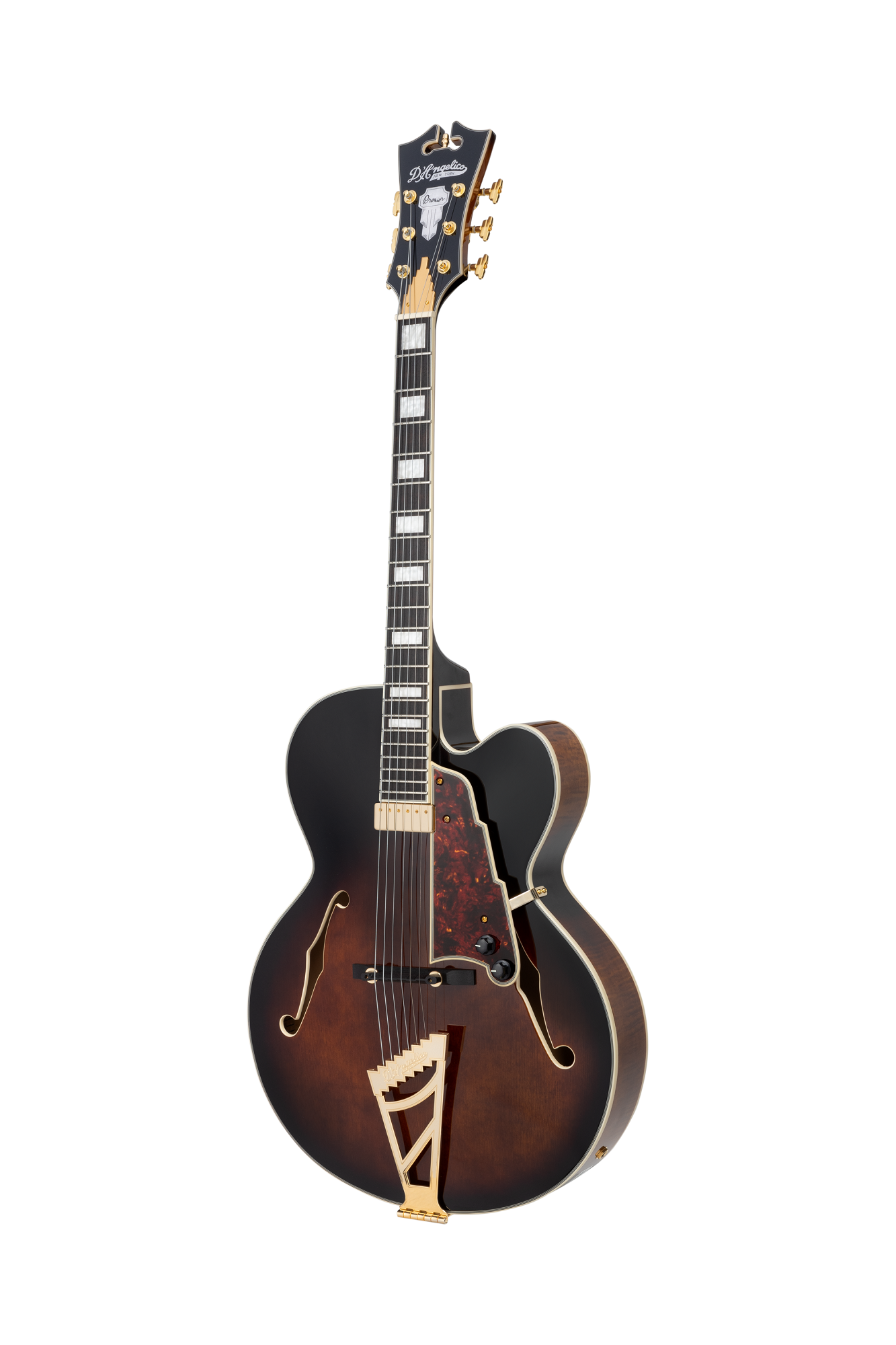 Premier EXL-1 Brown Burst Hollowbody E-Gitarre 
