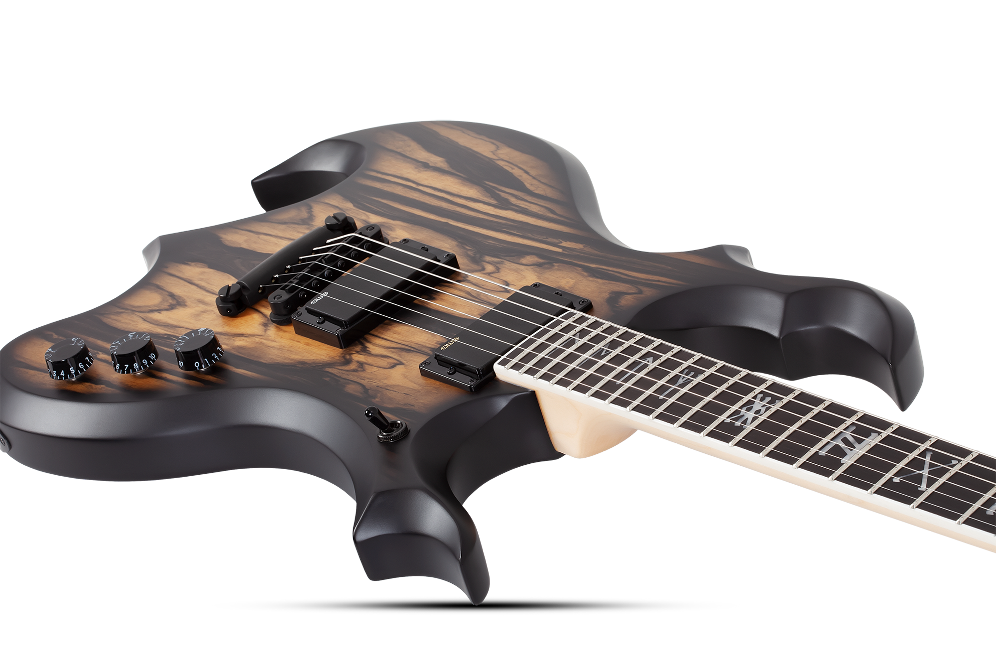 Wrathmaker Pale Moon Ebony Black Burst