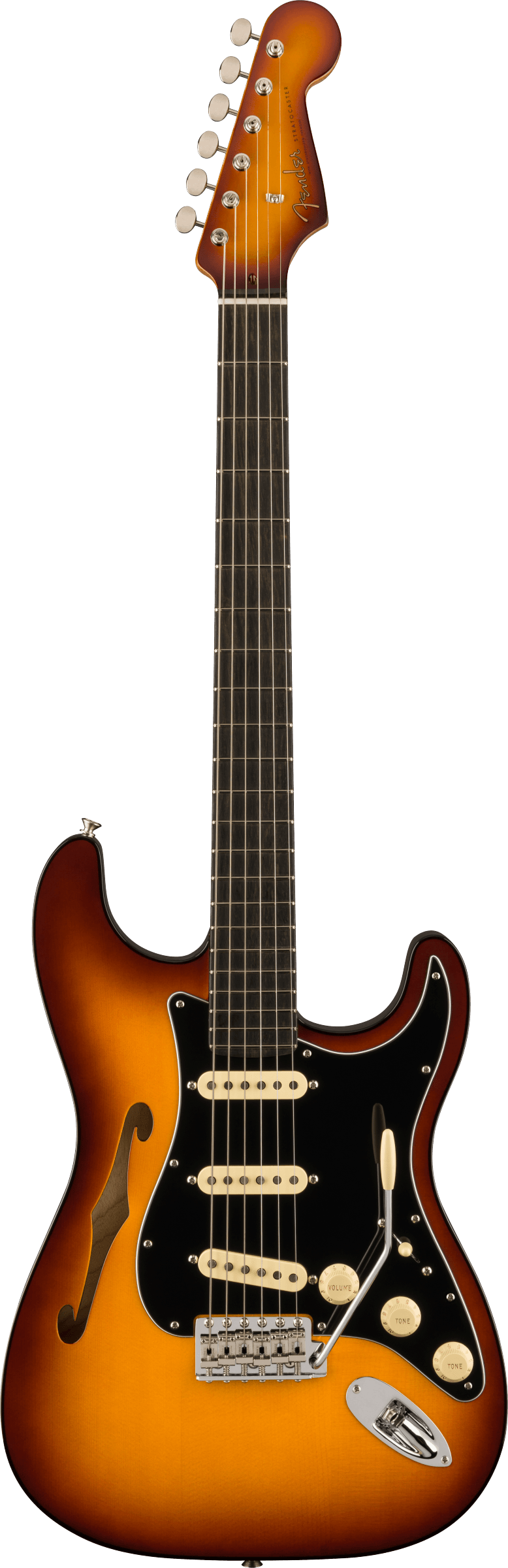 Limited Edition Suona Stratocaster® Thinline, Ebony Fingerboard, Violin Burst