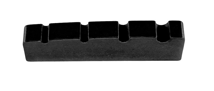 Black TUSQ XL PT-1217-00 Slotted Bass Nut 4 string (45.05 mm) Flat  Wound