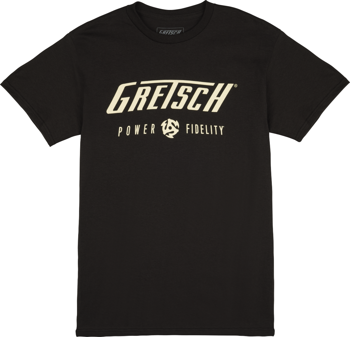 Power & Fidelity Logo T-Shirt, Black, L