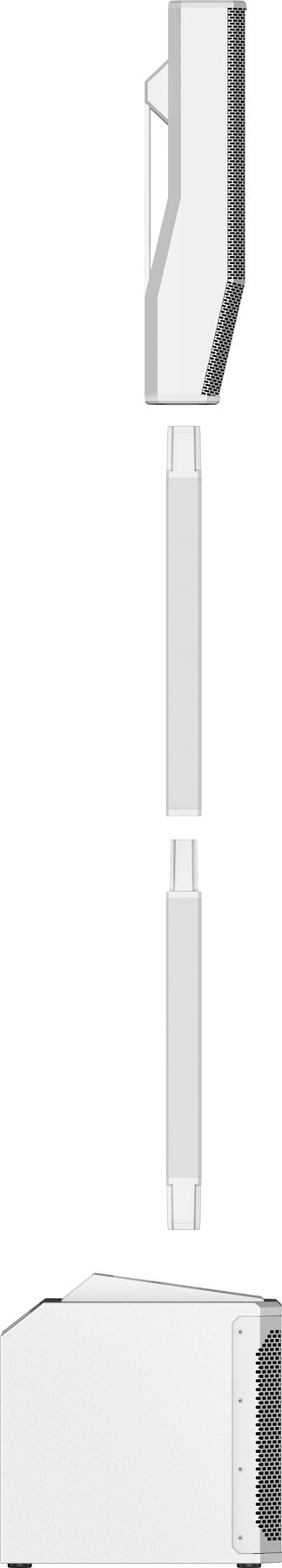  Evolve 30M White Aktives PA-Lautsprecher-Set