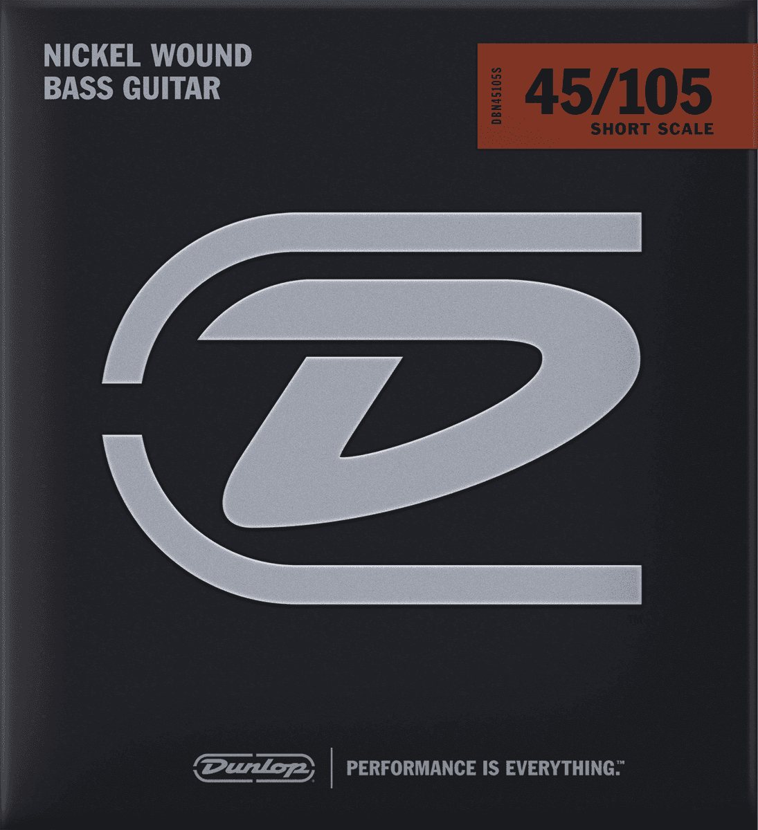 Bass Nickel Wound - DBN45105S, 4-String, Medium, .045"-.105", Short Scale