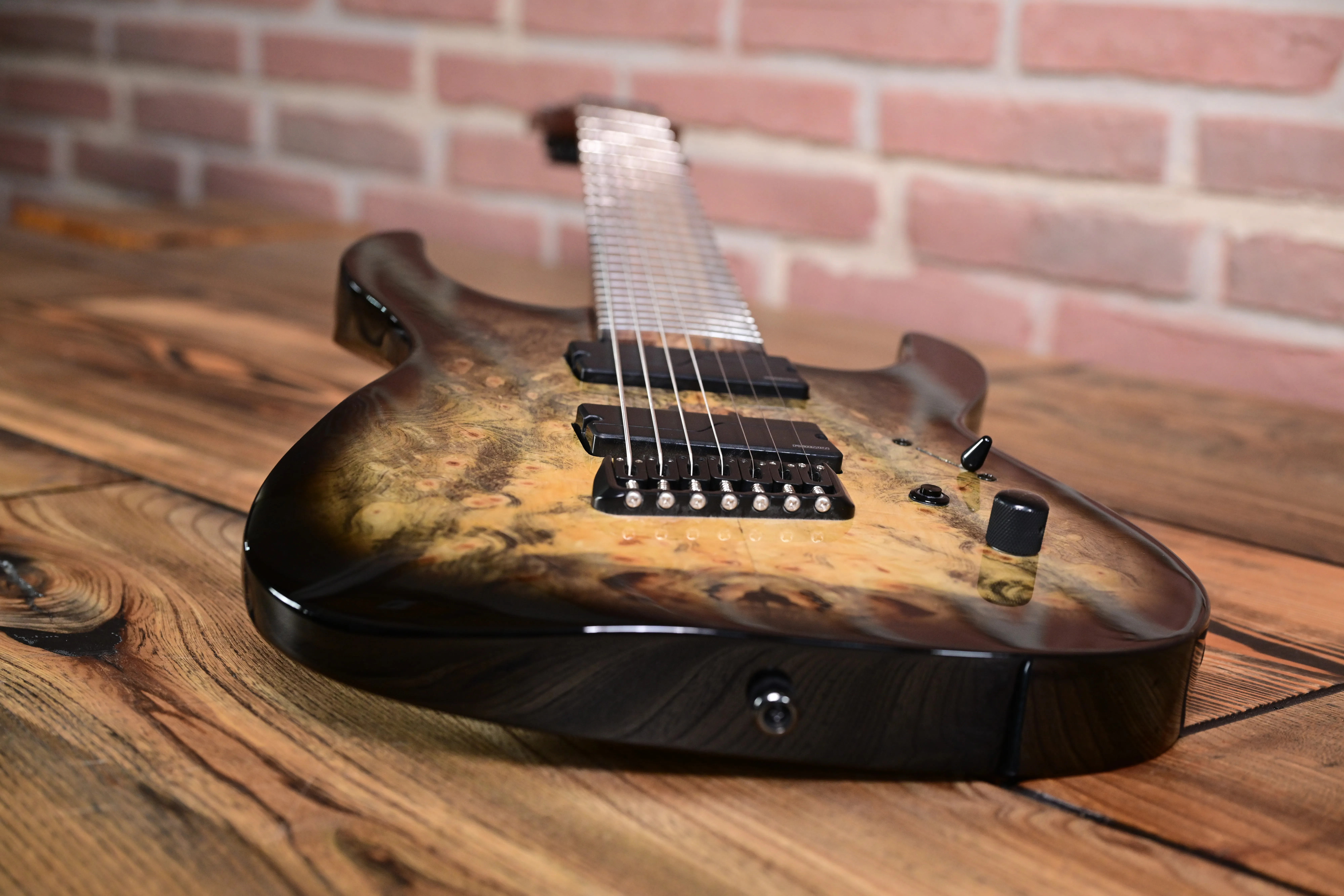 Ninja Overdrive 7-String Multiscale Jupiter Burst E-Gitarre