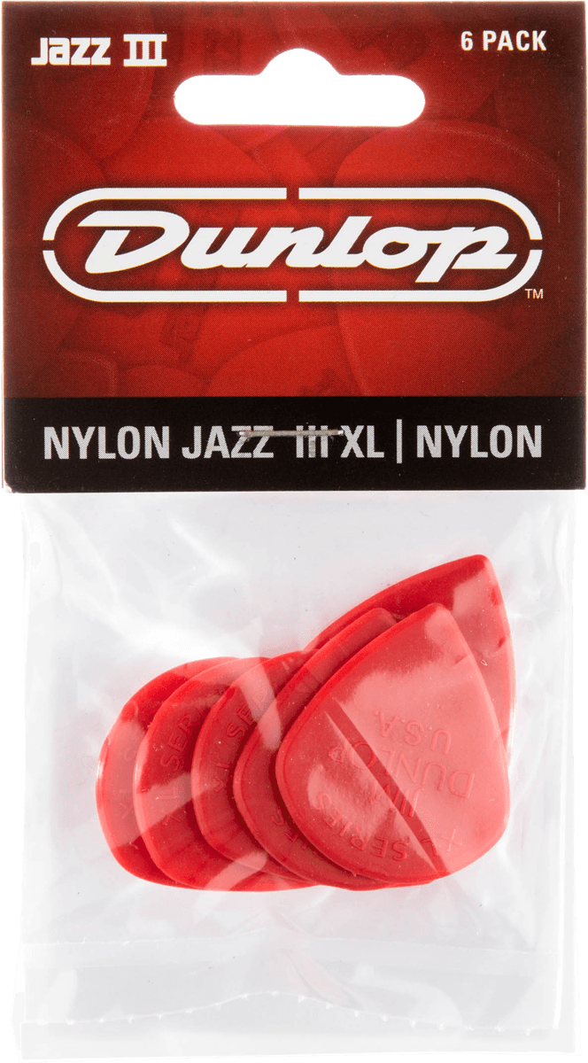 Jazz III XL Nylon 1.38 mm, Player's Pack (6 Stck.)
