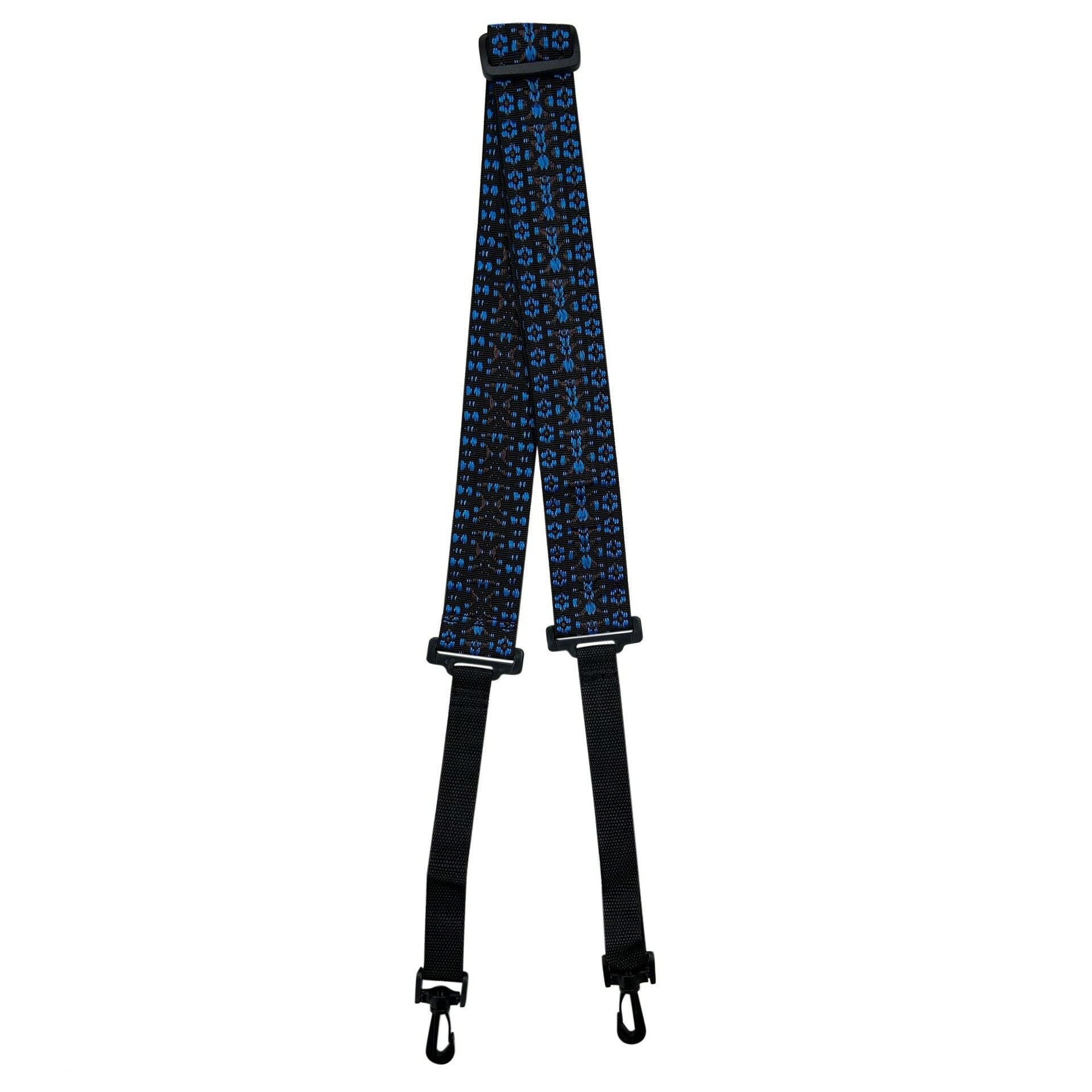 Banjo Strap Woven Tapestry with Swivel Hooks (1312-4), Blue