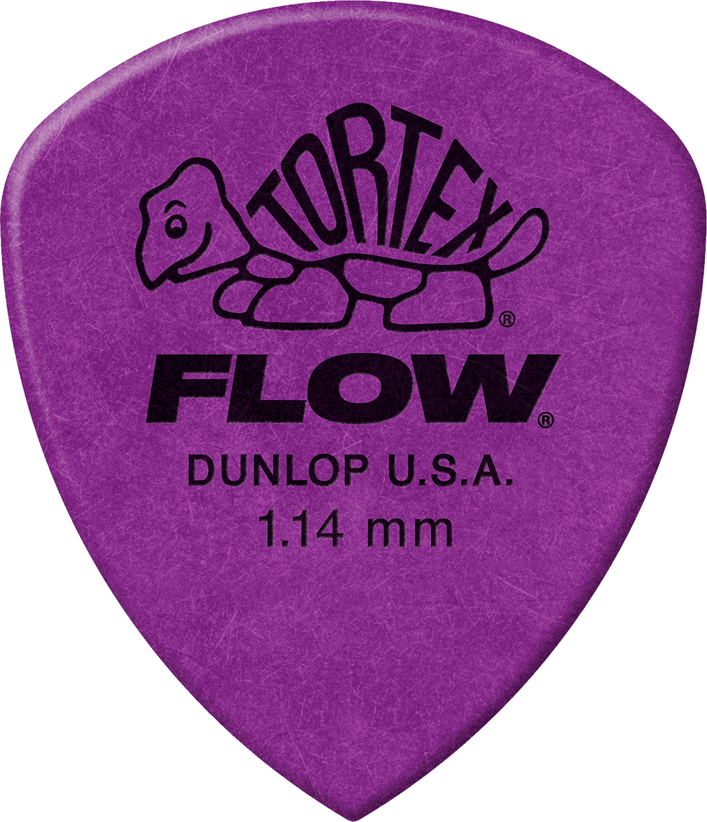 Tortex Flow Standard Picks, Player's Pack, 12 pcs., purple, 1.14 mm 