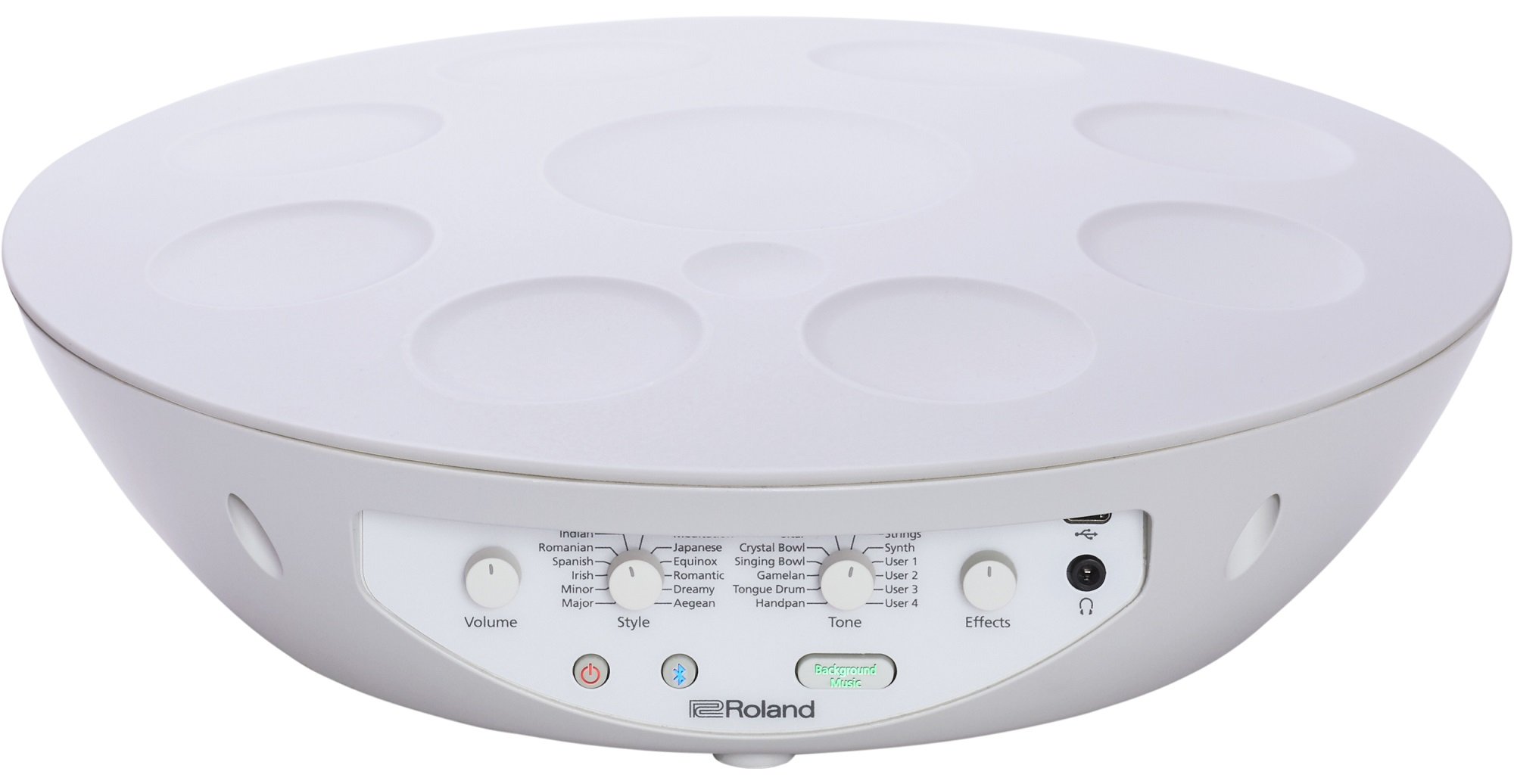 Roland MN-10 Mood Pan – innovatives elektronisches Handpan Instrument mit 9 Pads