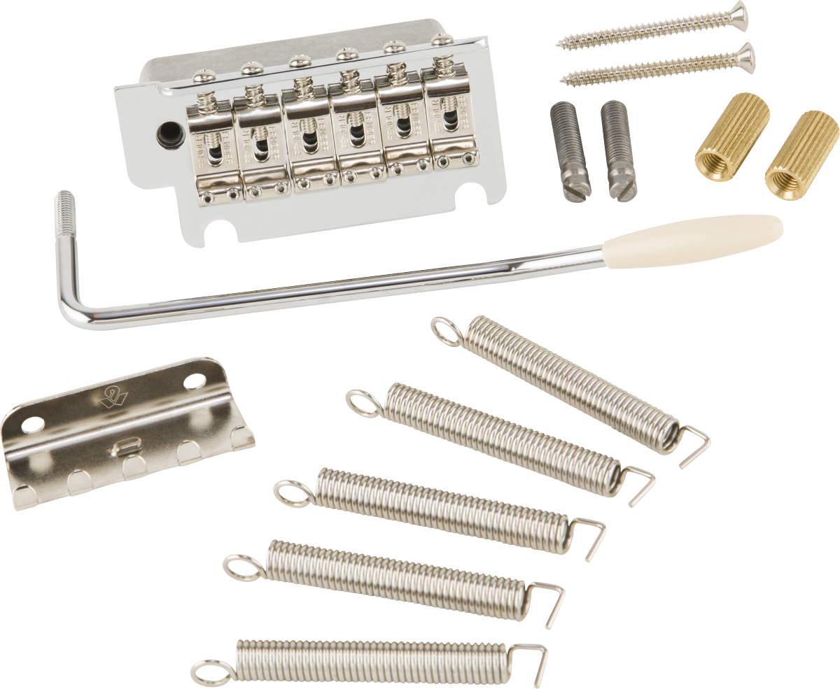 Deluxe Series 2-Point Tremolo Assembly, Chrome 