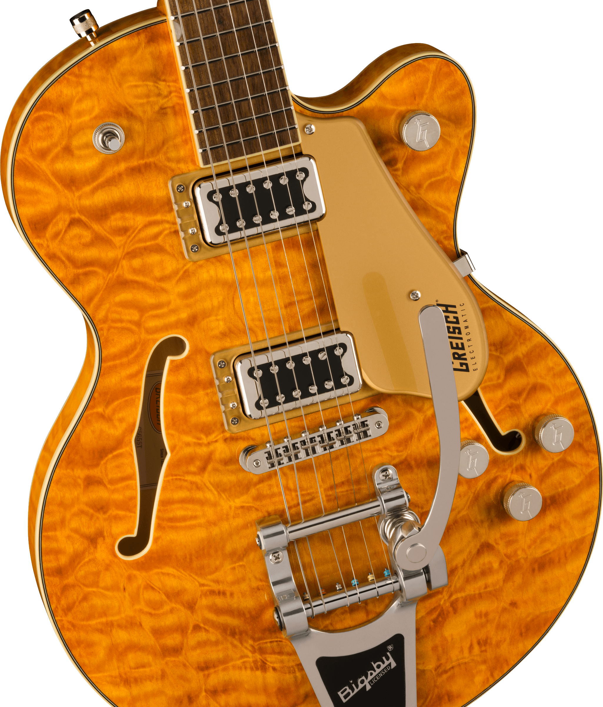 G5655T-QM Electromatic Jr. Single-Cut Quilted MapleBigsby Speyside