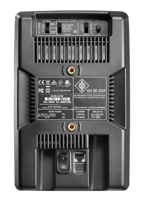KH 80 DSP Monitore Hinteransicht