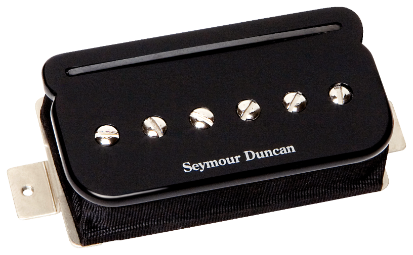 SHPR-2b - P-Rails Hot Bridge Humbucker - Black