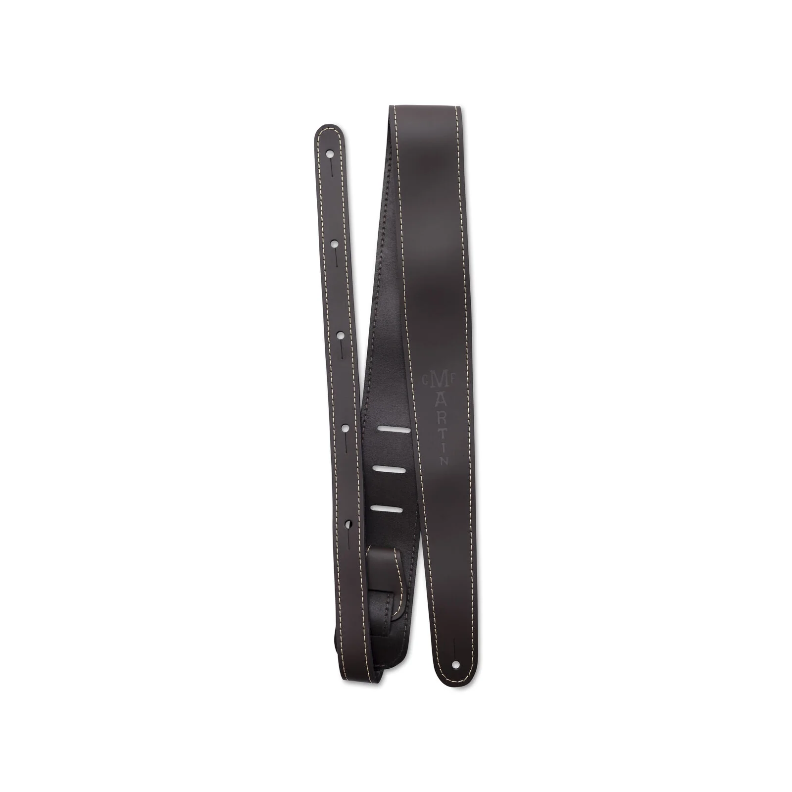 Leather Strap Slim Brown M-ST2-BR