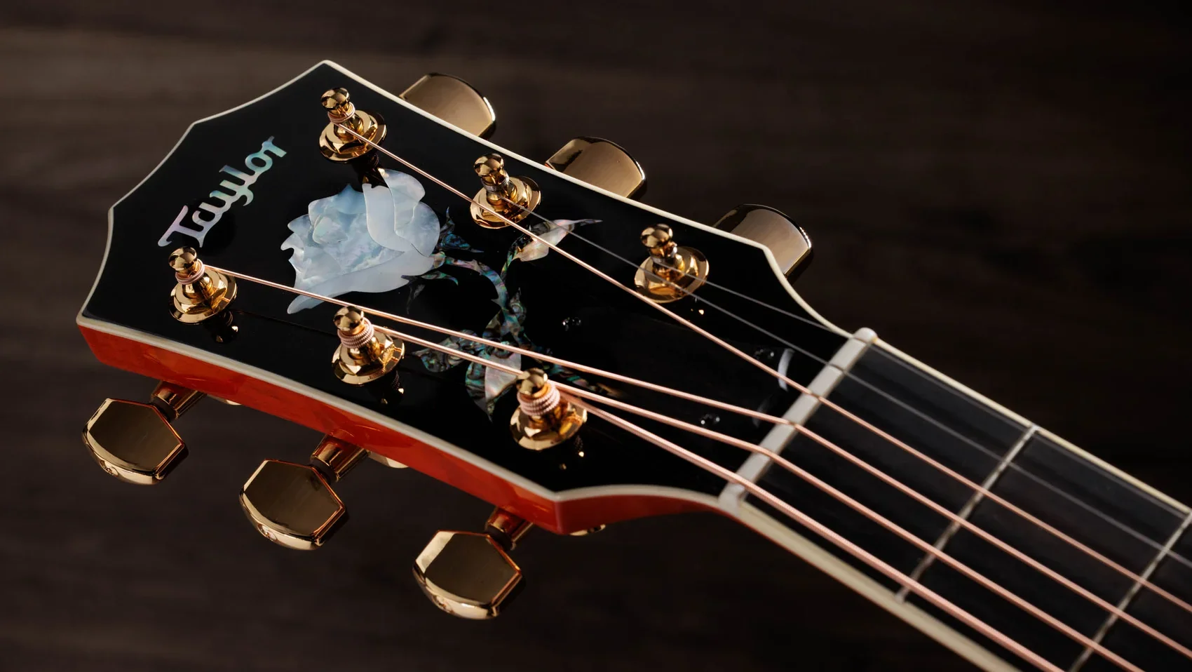 Taylor Doyle Dykes Signature Gitarre Kopfplatte Detail