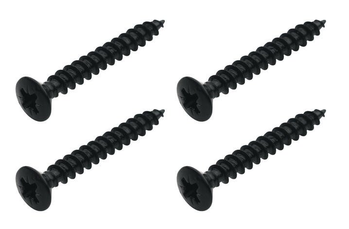 Screws 35 mm, 4 pcs. - Black