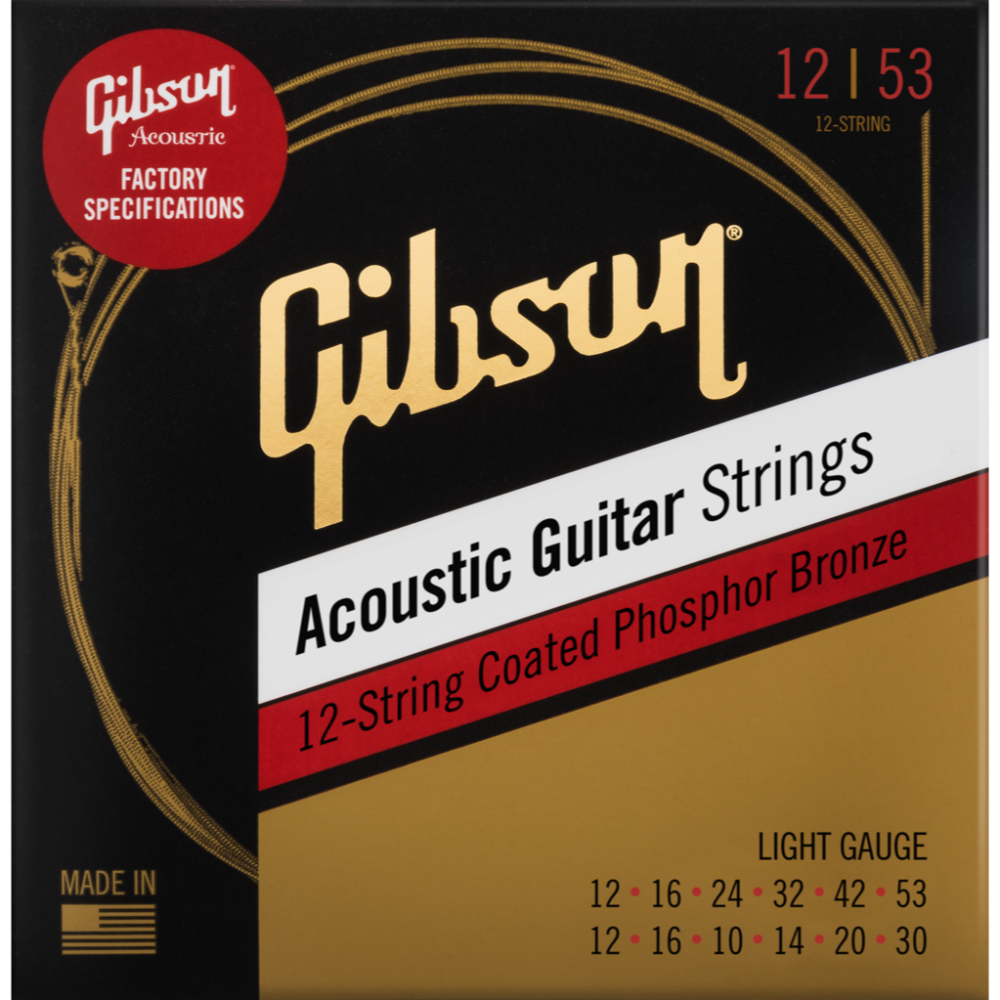 Coated Phosphor Bronze 12-String Set Light Gauge