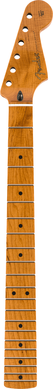 Roasted Maple Stratocaster Neck, 21 Frets, 9.5", Maple C Shape