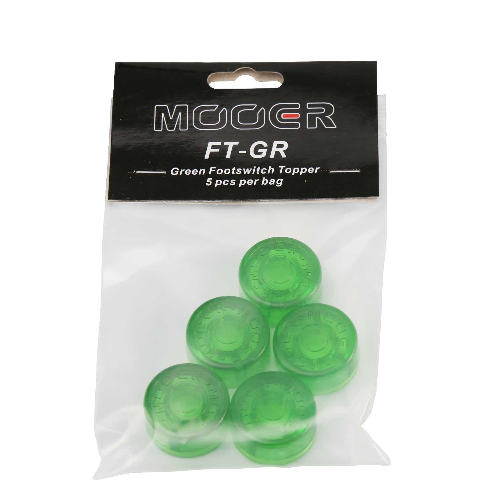 Candy Footswitch Topper Green 5 pcs.
