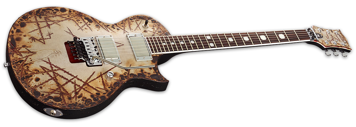 E-II RZK-II BURNT Richard Z. Kruspe Signature Gitarre