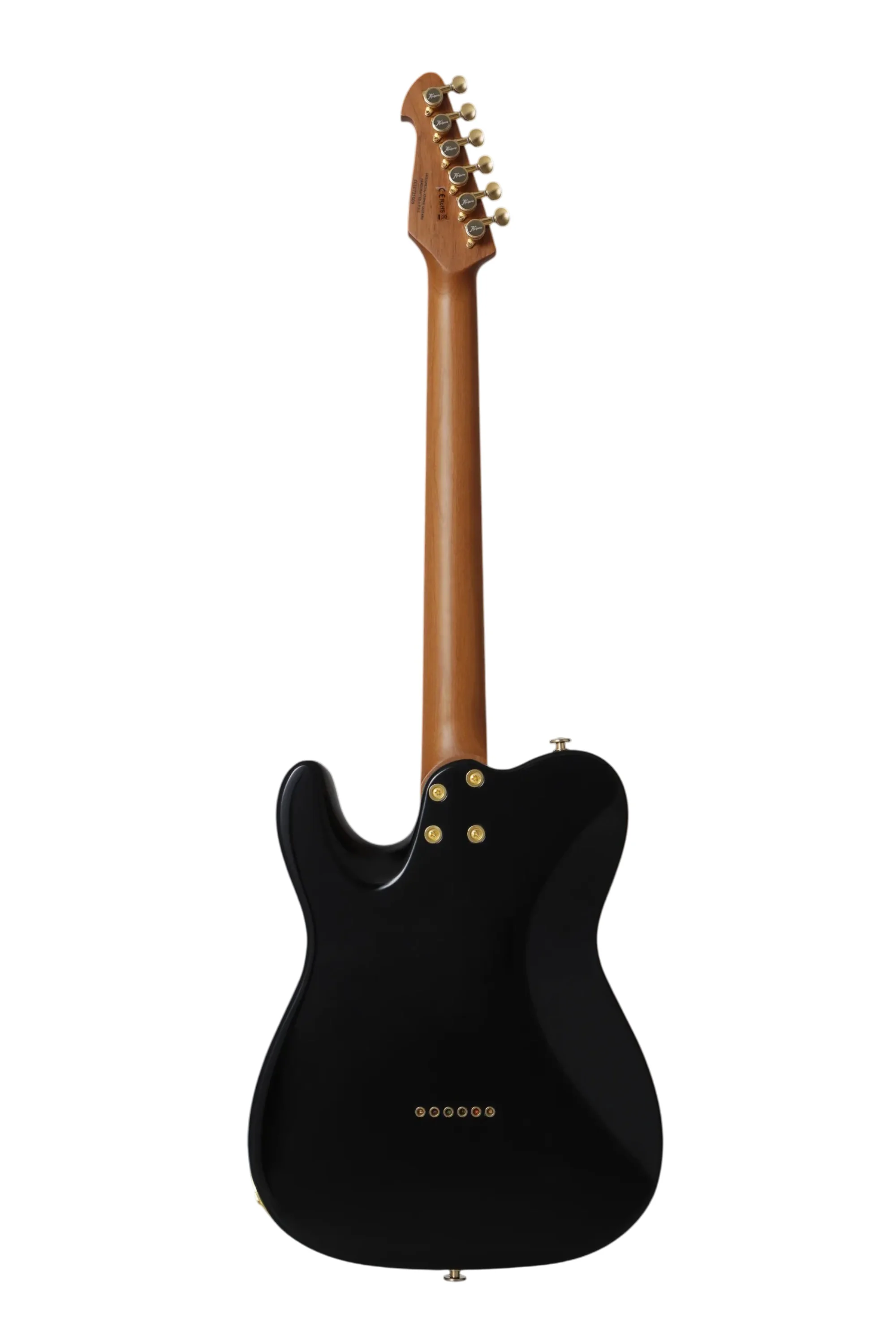 KT-Deluxe Gold Maple Black E-Gitarre