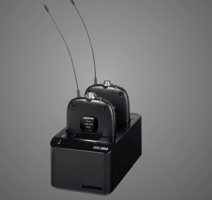SBC203 2-fach-Ladestation für SB903 Lithium-Ionen-Akkus