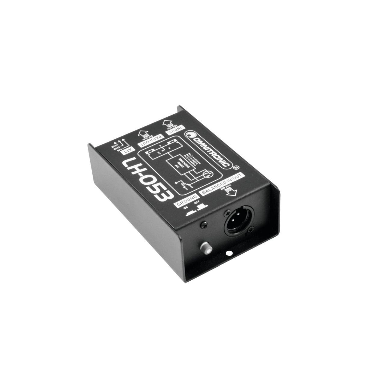 LH-053 - Passive 1-Kanal-DI-Box, Schwarz