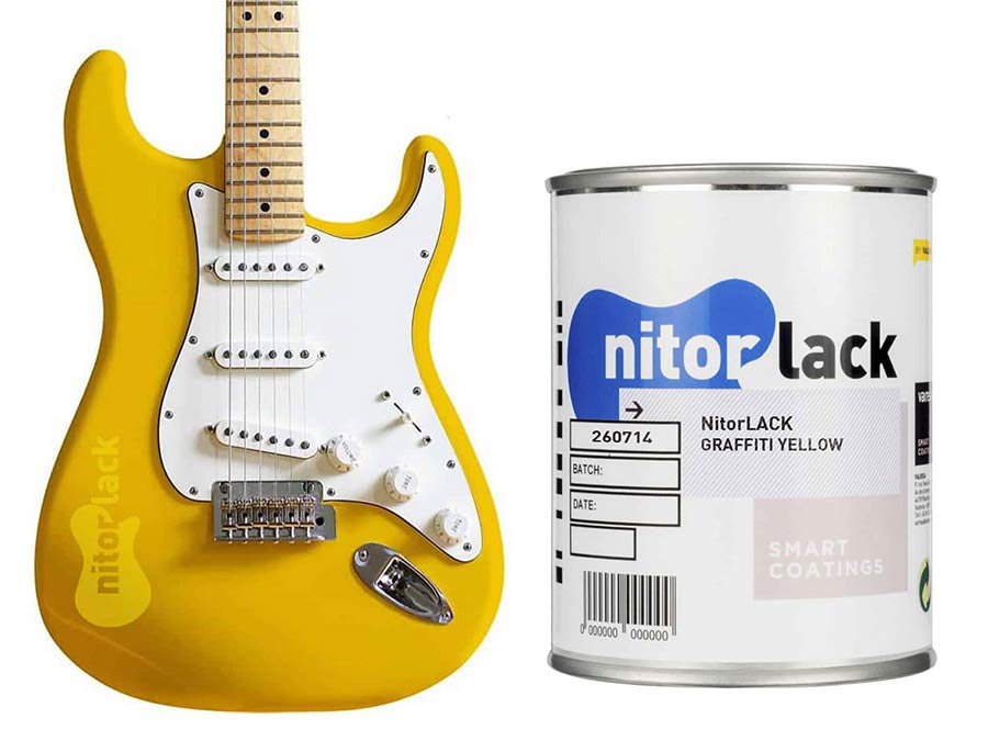 Nitrocelluloselack Graffit Yellow - 500ml Dose
