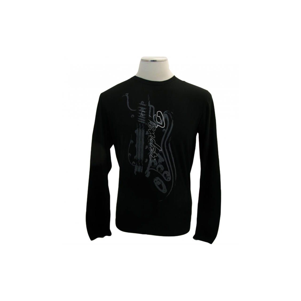 T-Shirt Longsleeve Painted Guitar,  S