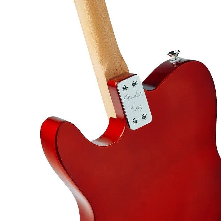 Pro Electric Fender Telecaster Red, 3-String E-Gitarr