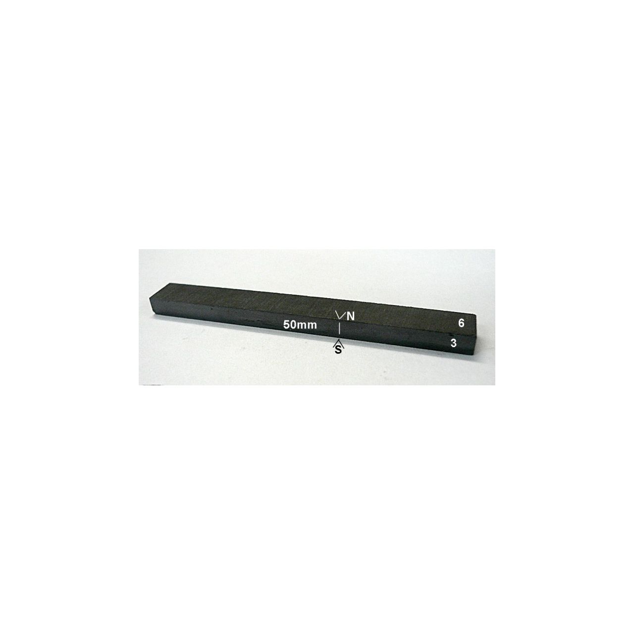 MX502 Ox Magnet, 50 x 6 x 3 mm (N-S)