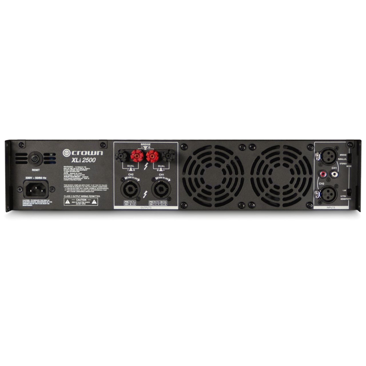 Crown XLi 2500 - PA-Verstärker mit 2x 750 Watt an 4 Ohm
