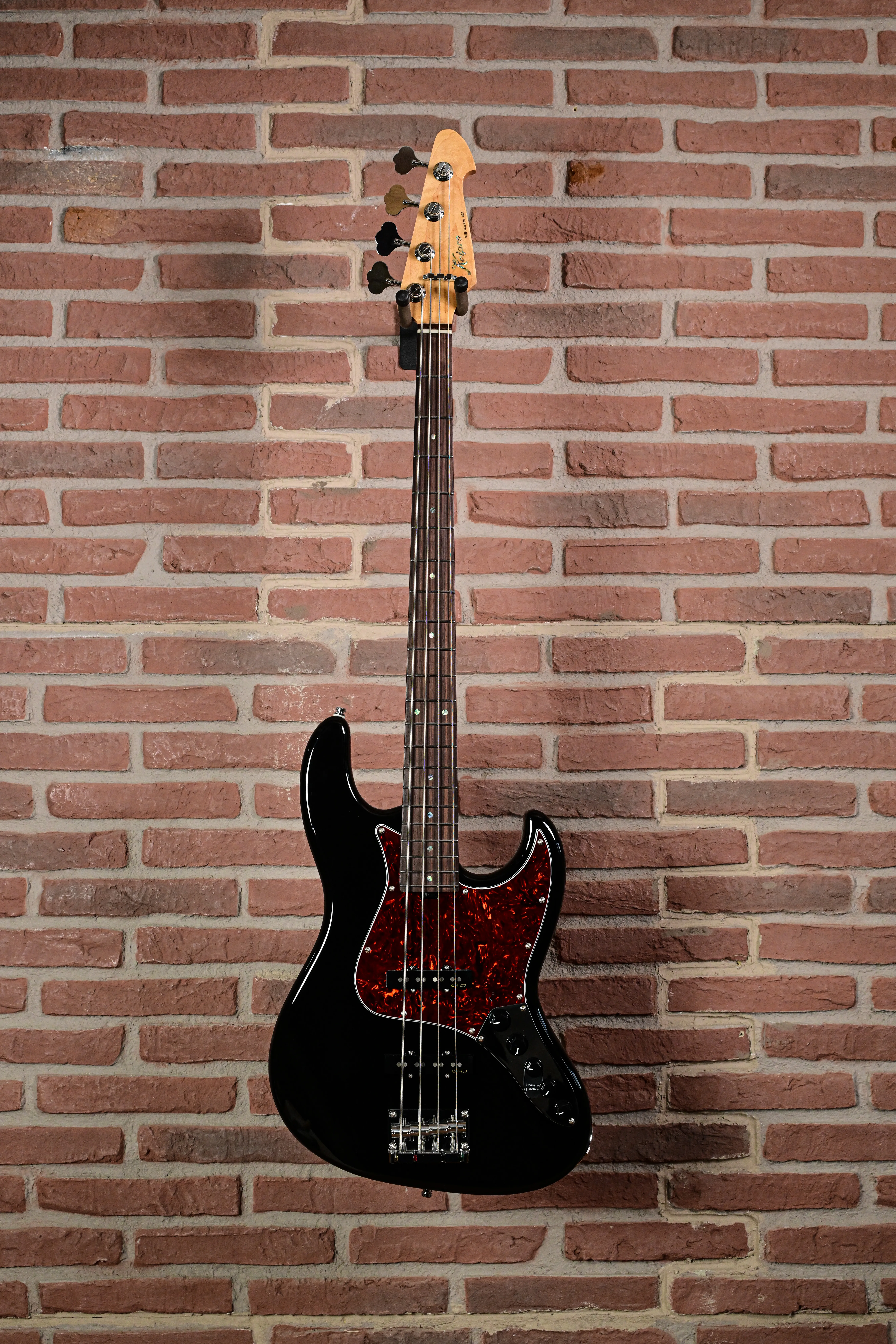 KJB-Custom Rosewood Act Bass  Black