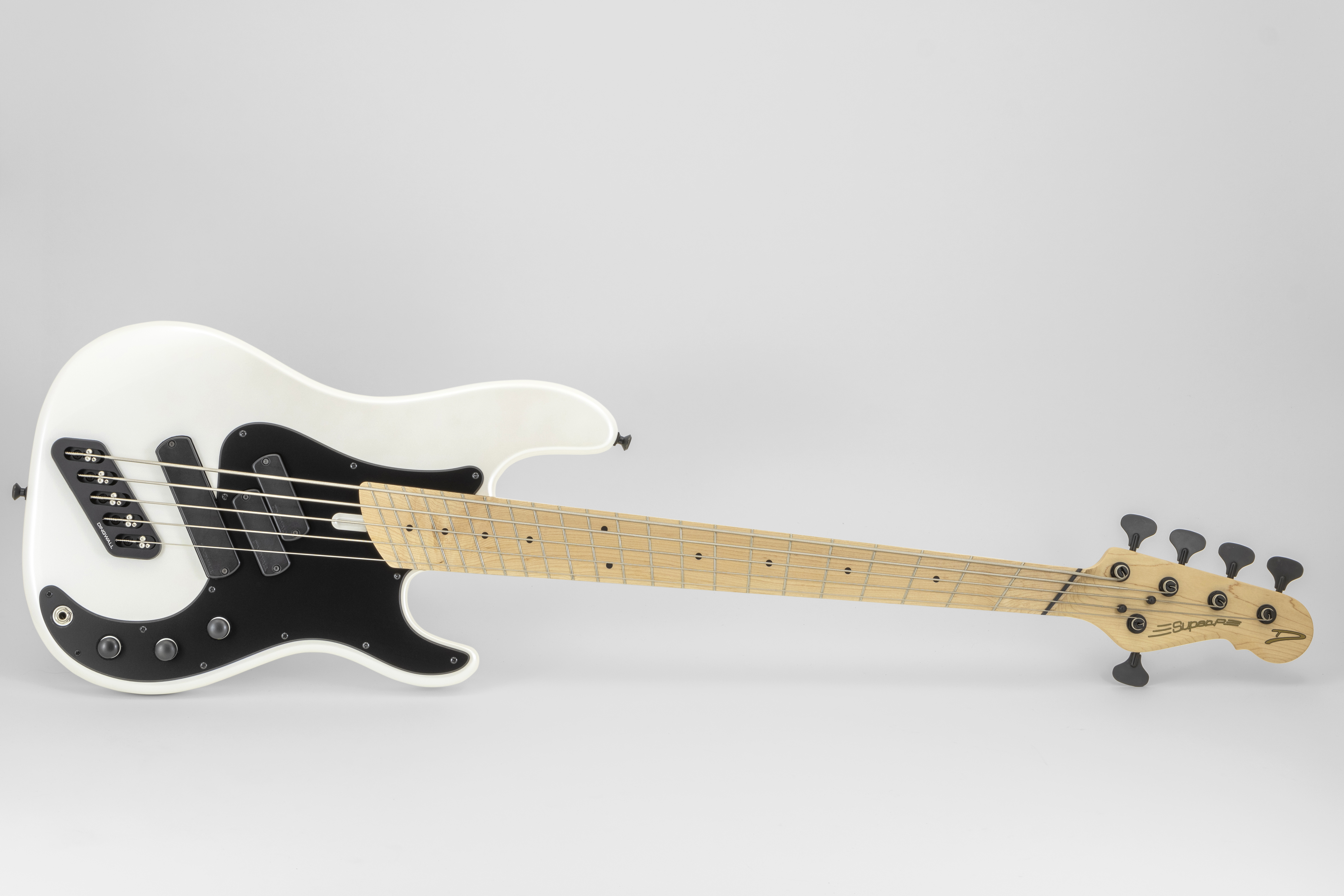 SP1 Maple 5-String Bass Gloss Ducati Pearl White