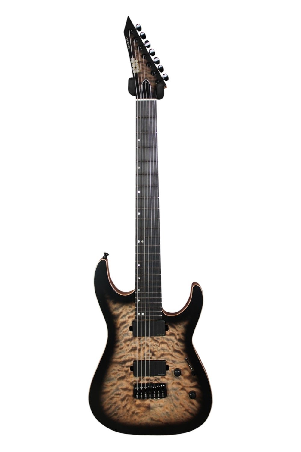 USA M-7 Baritone See  Thru Black Sunburst EMG