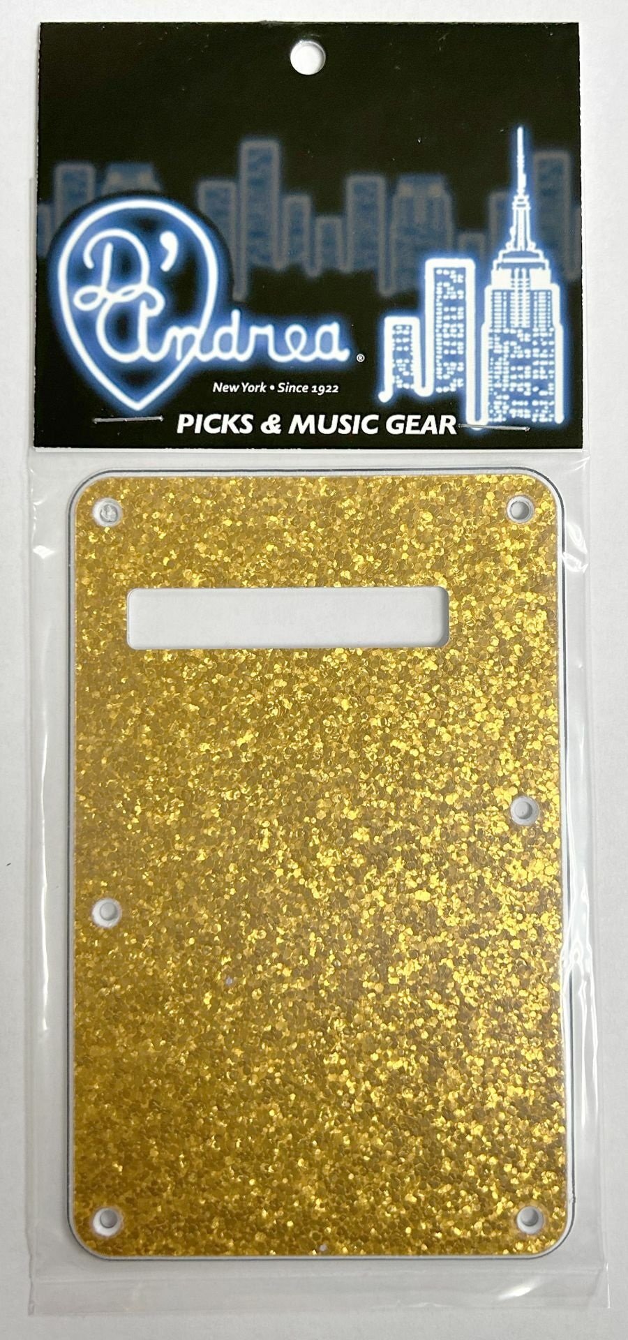 ST-Style Tremolo Back Plate (DPP ST GOS BP), Gold Sparkle