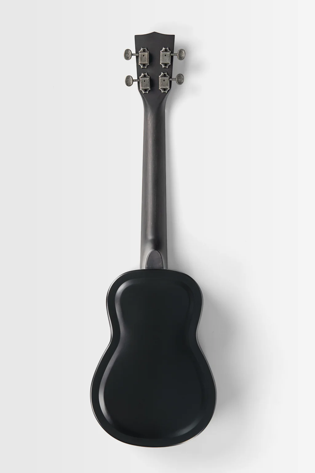 Matte Black Tenor Resonator Ukulele