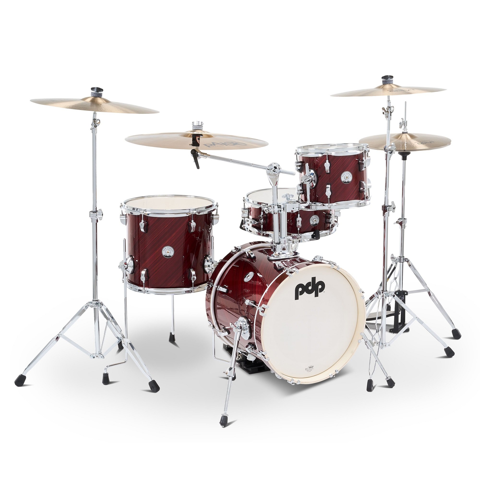 Vorderansicht des PDP New Yorker 4-Piece Shell Pack Twisted Cherry