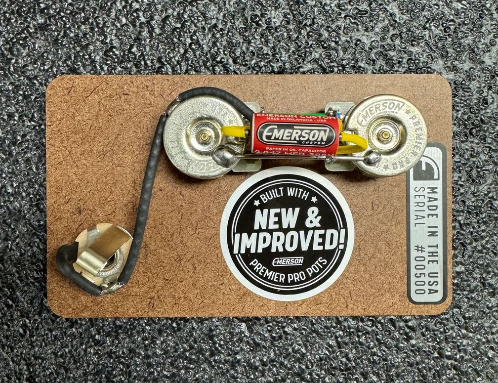 Precision Bass Prewired Kit (250K Ohm Pots & 0.047uf Capacitor)