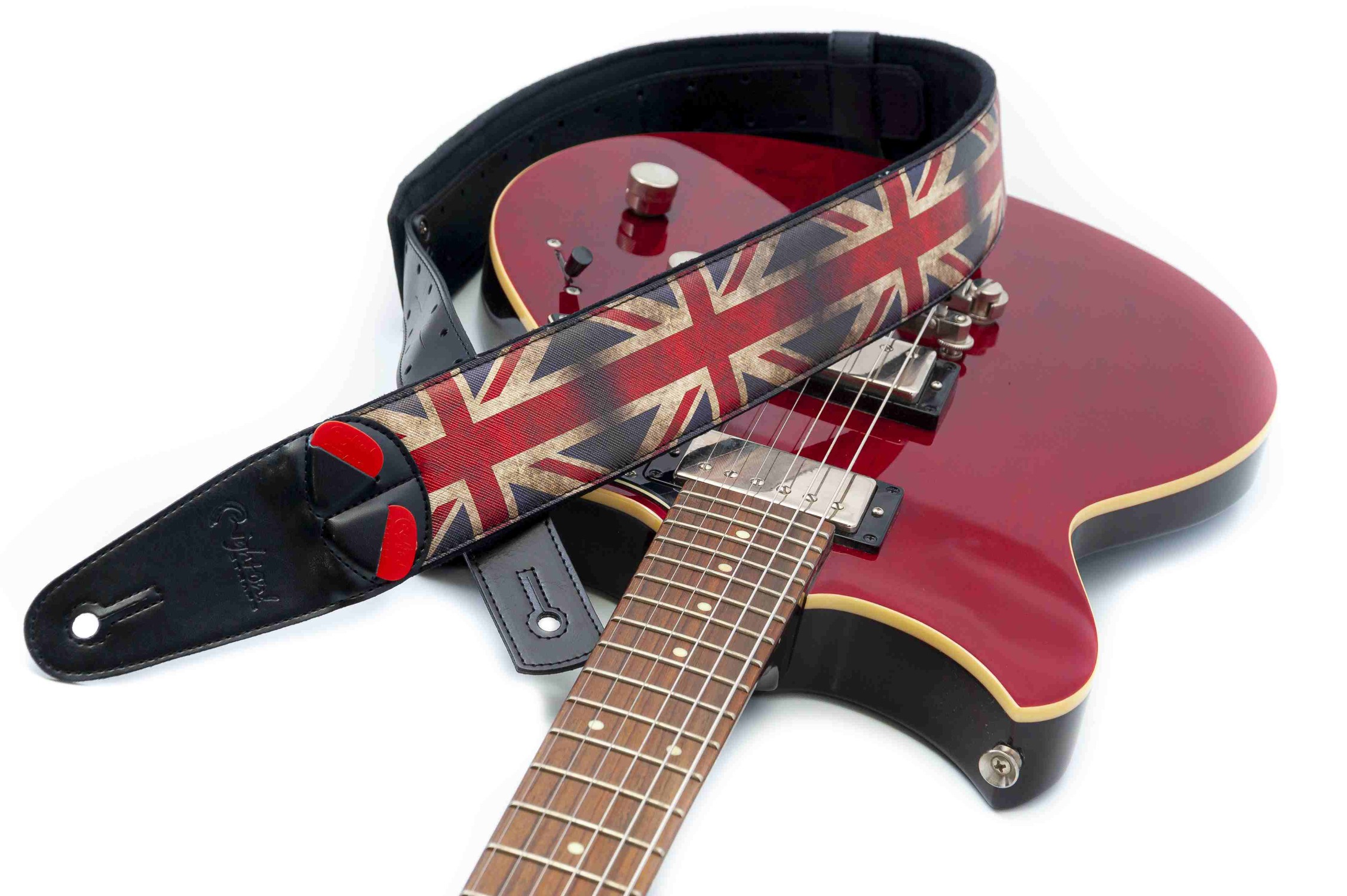 Union Jack Guitar Strap 

