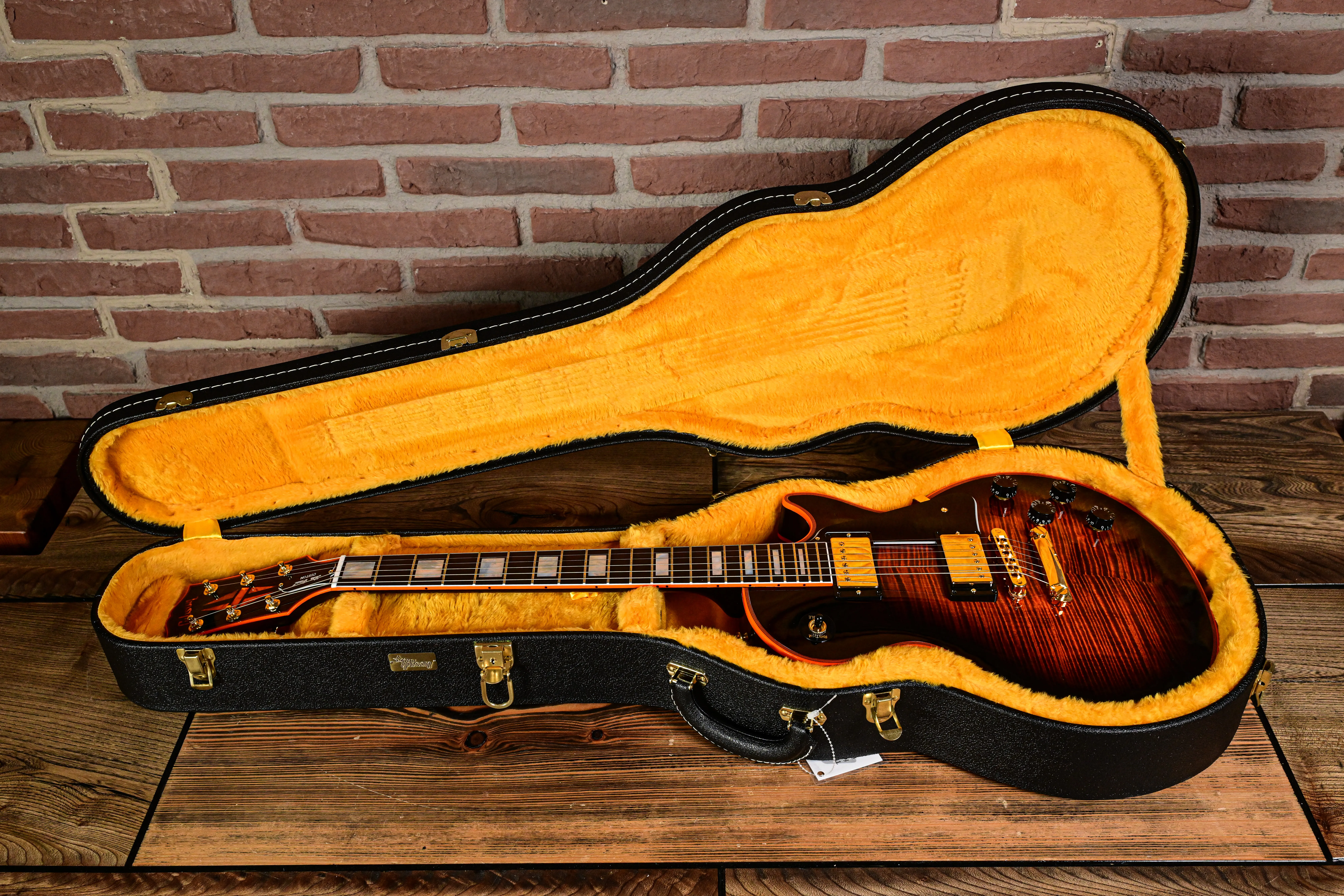 Les Paul Custom Widow Figured Orange Burst M2M Custom Shop